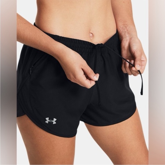 Under Armour black Fly-By 3” shorts - Picture 3 of 7